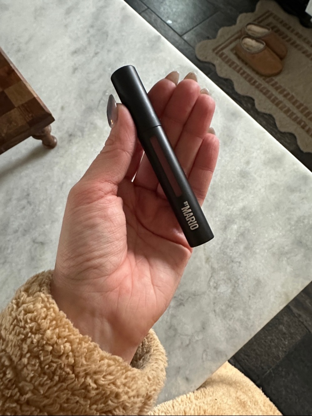 Makeup by Mario ultra suede cozy lip cream in rich rose